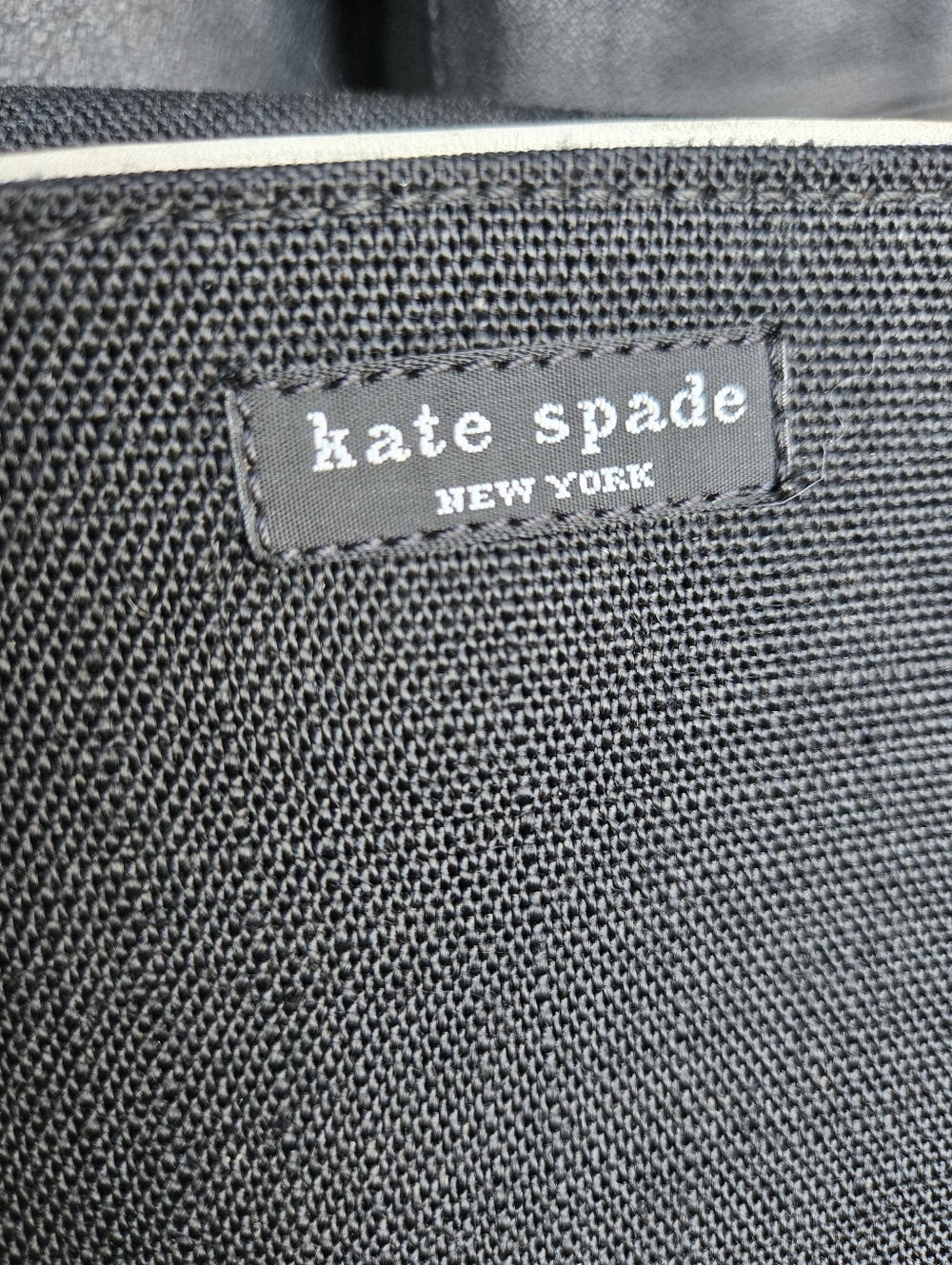 Kate Spade Black Canvas Tote - Picture 11 of 16